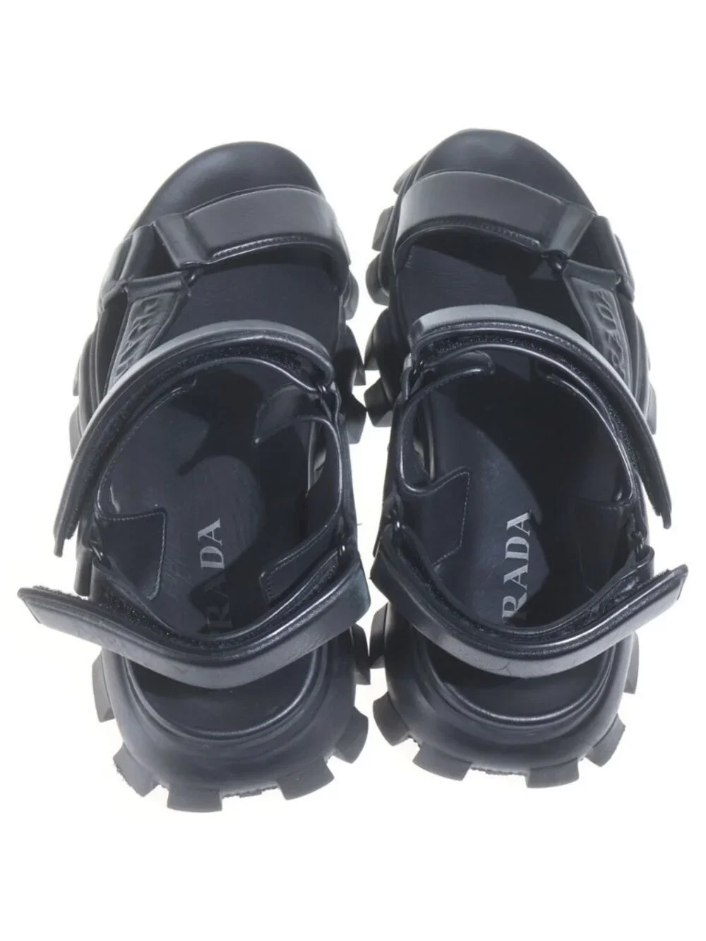 Prada Padded Nappa Leather Sport Sandals